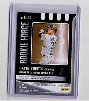 2022 Panini Absolute Rookie Force /299 Gavin Sheets back